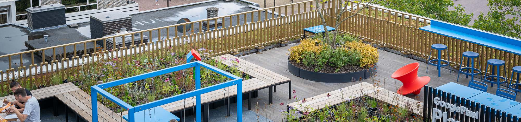 Roof garden Belsimpel, Groningen, Netherlands